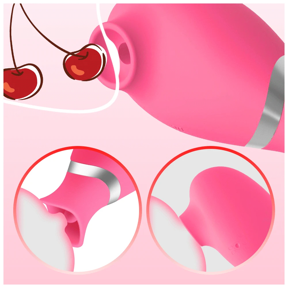 2 в 1 Вибраторы для женщин, сосущие и лижущие, 7 скоростей, язык лизать, сосать соски, стимулятор клитора, секс-игрушки для взрослых.