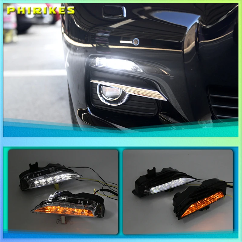 

LED Daytime Running Light DRL Signal Light Lamp For Infiniti Q50 Sport Model 2014-2019