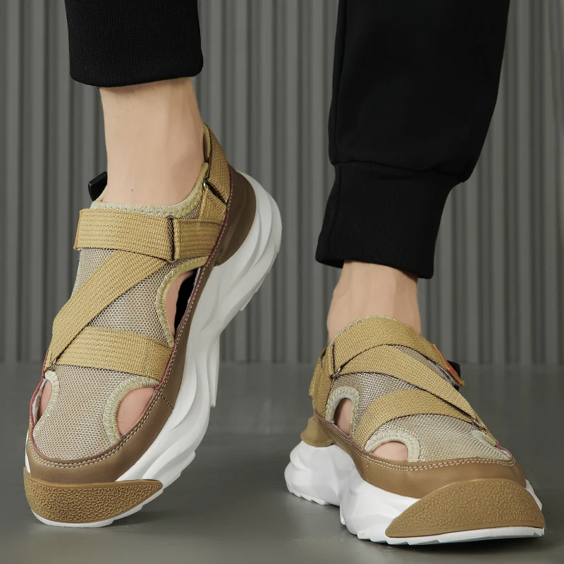 Мужские сандалии PARZIVAL дышащая повседневная обувь для улицы Нескользящие пляжные