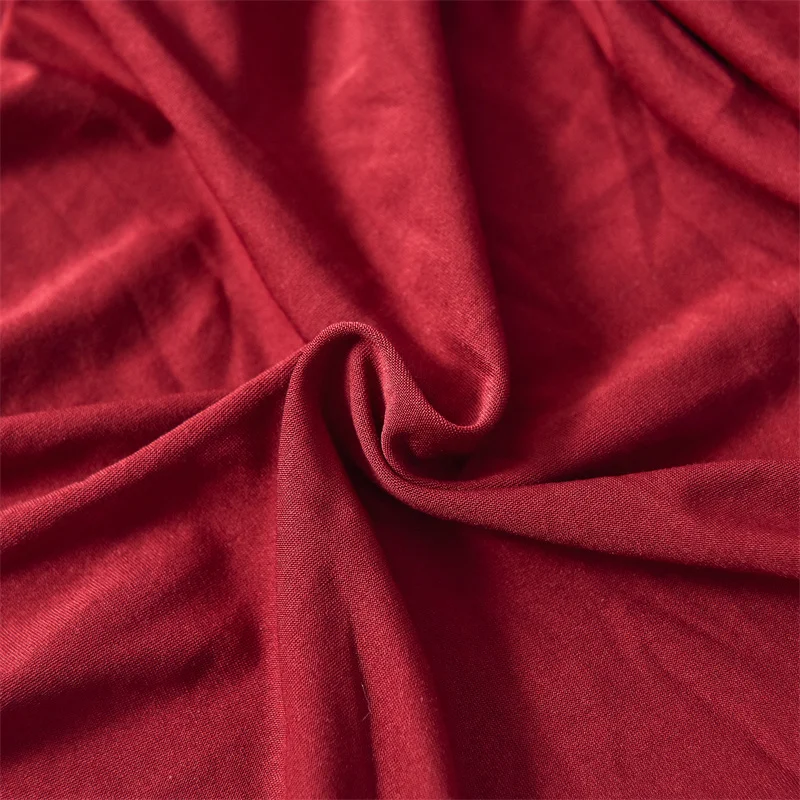 Solid Color Sloping Arm King Back Chair Cover Elastic Armchair Wingback Wing Sofa Stretch Protector Slipcover | Дом и сад