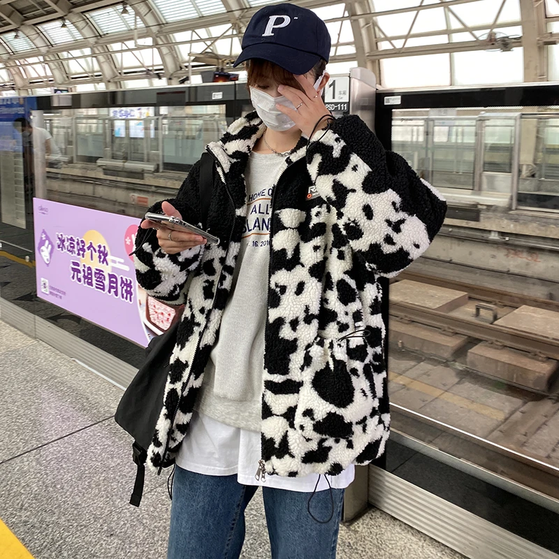 Cotton Jacket Female 2022 Autumn and Winter New Jacket Female Korean Version Ins Retro Loose Thick Long-sleeved Warm Cotton Coat