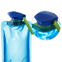 reusable sports travel portable collapsible folding drink water bottle kettle outdoor sports plastic water bottle 3 colors