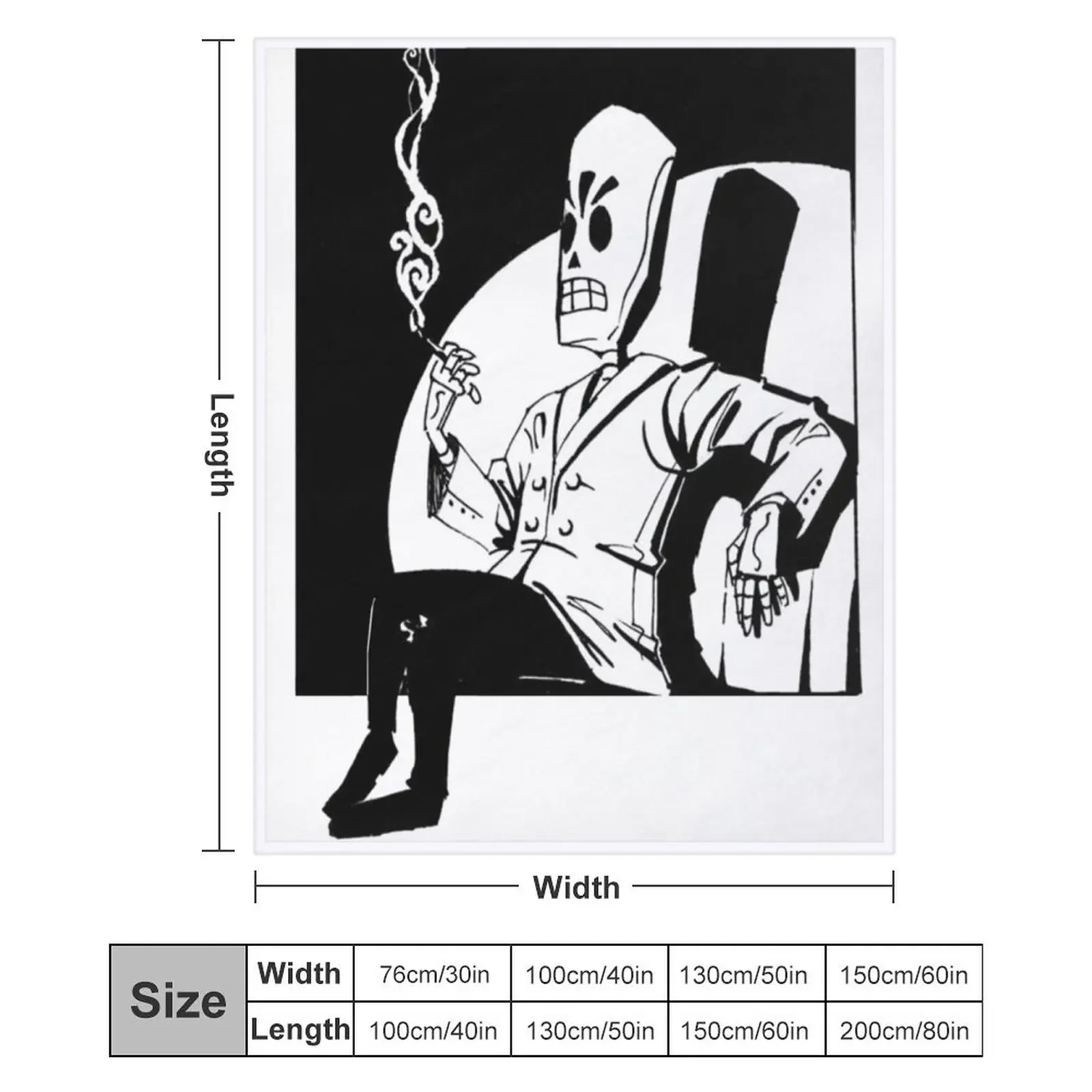 Одеяло Grim Fandango одеяла украшения для диванов пушистые