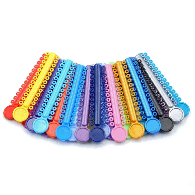 

Стоматологические эластичные ленты Ортодонтические резиновые уплотнительные кольца ортодонтический кронштейн уровня 5 мешков