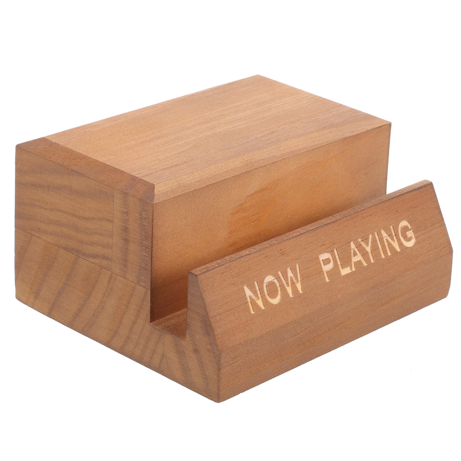 

Album Cover Holder Desktop Record Stand Wood Vinyl CD Display Rack Wooden Support