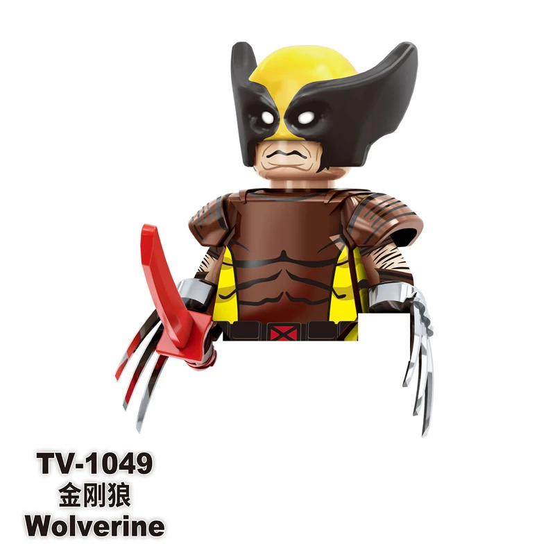 Мини-конструктор Marvel серия человек-Супергерой сборные блоки игрушки для