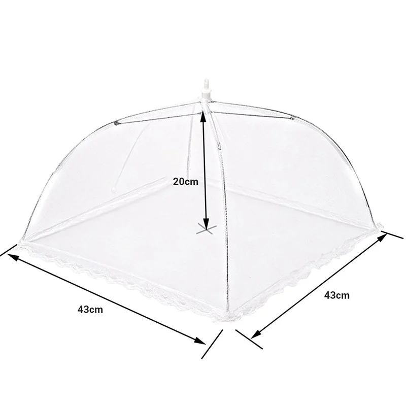 Сетчатый тент для пищевых продуктов многоразовый складной сетчатый чехол