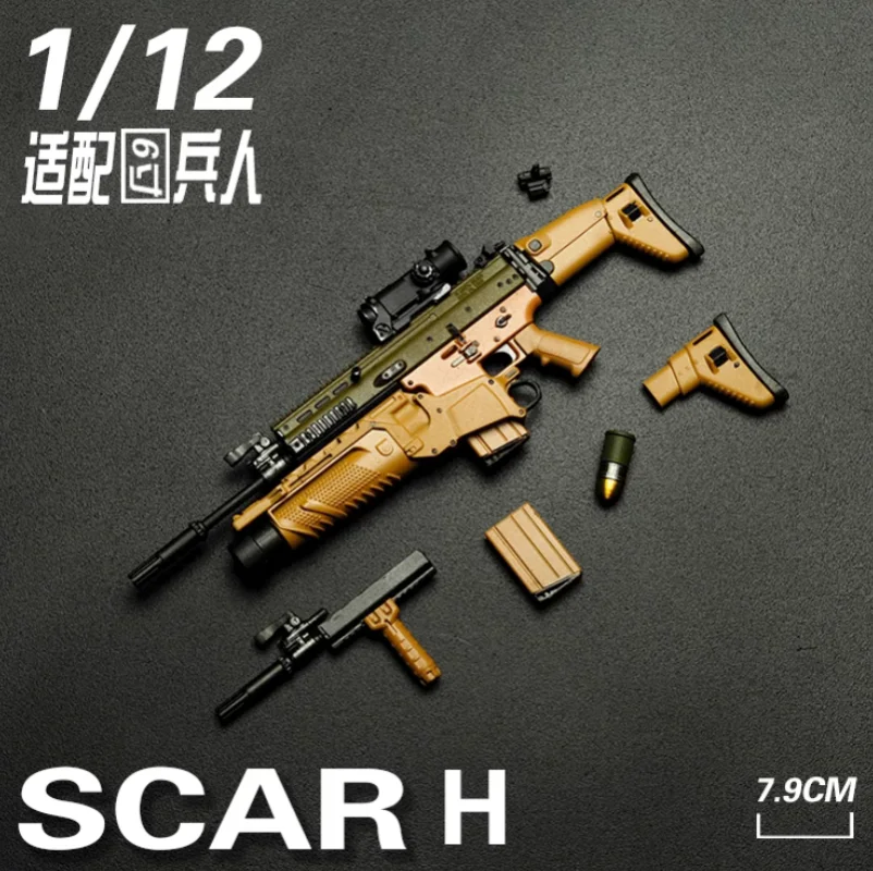 Модель оружия 1/12 мужского солдатика спецназа для 6 дюймов Mezco Notaman GW