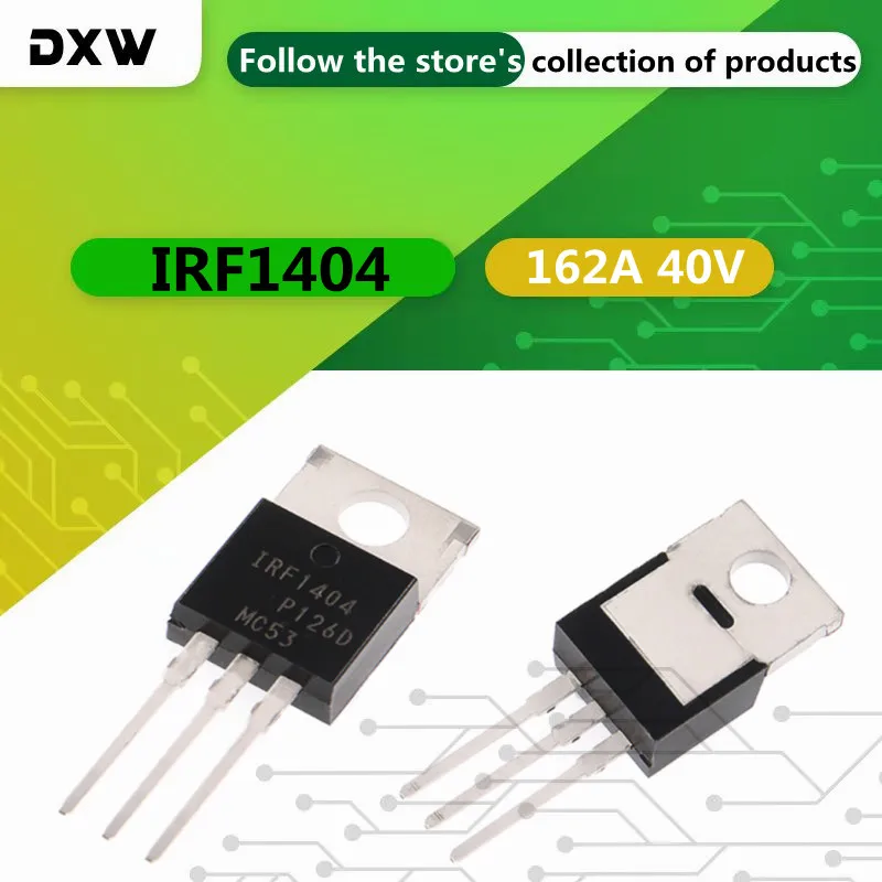 10/50 шт./лот IRF1404 IRF1404PBF MOS FET 162A 40V TO-220 N-channel New Original 10/50 шт./лот IRF1404 IRF1404PBF MOS FET 162A 40V TO-220 N-channel New Original