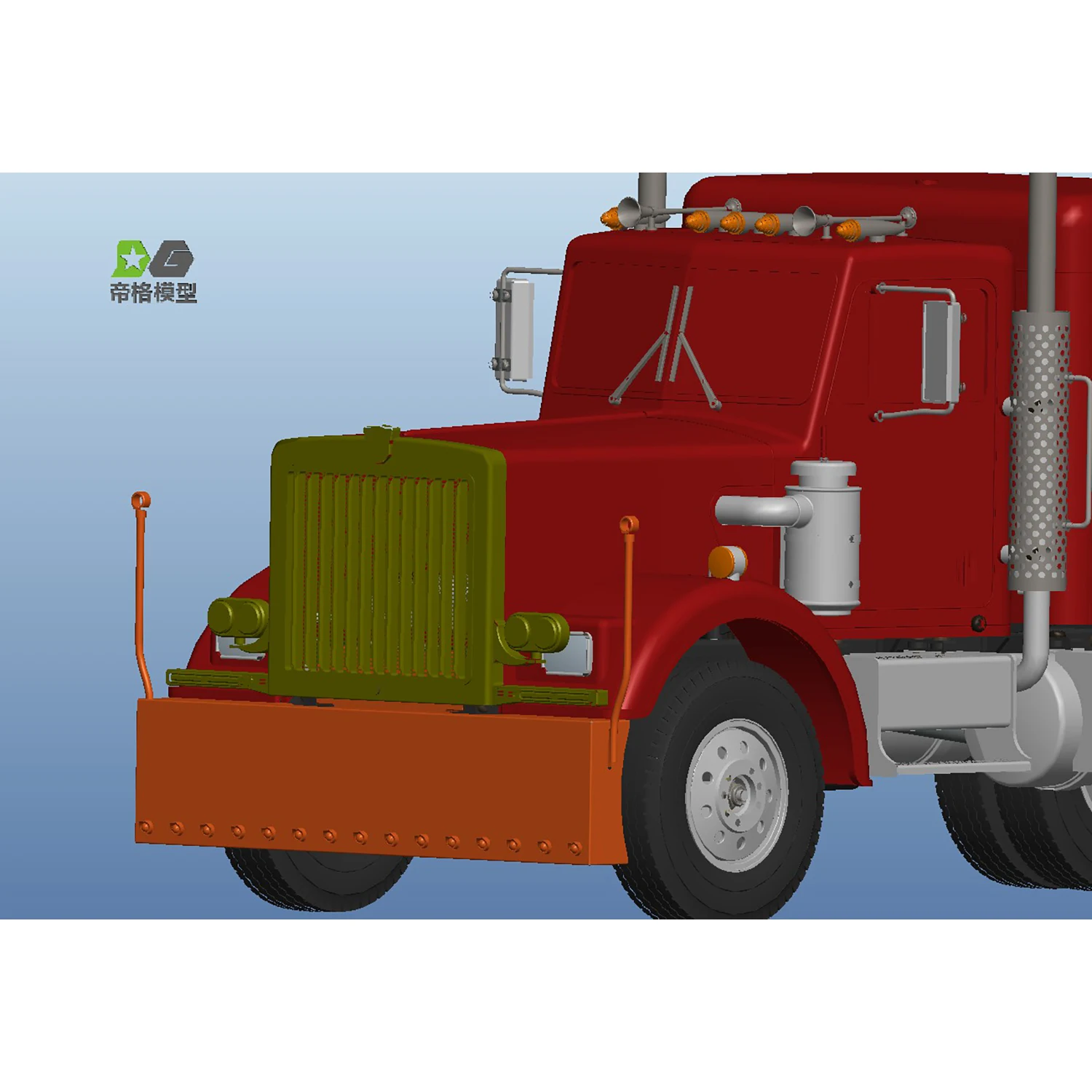 Крышка решетки воздухозаборника двигателя градусов для 1/14 Tamiya 56301 King 56344 RC