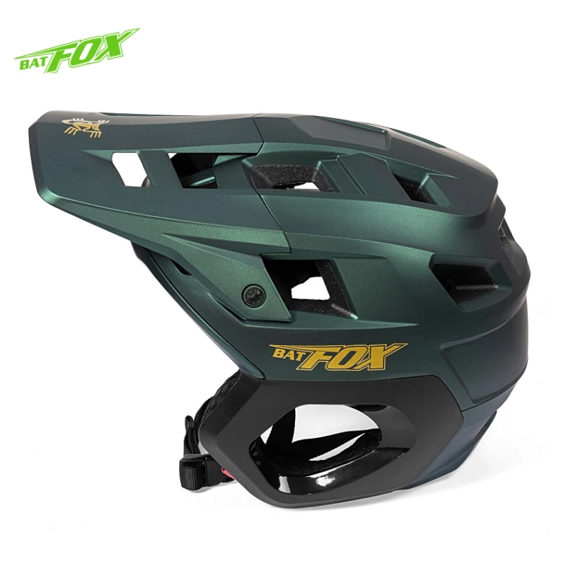 Горный шлем BATFOX Аксессуары для велосипеда на все лицо защитное оборудование casco