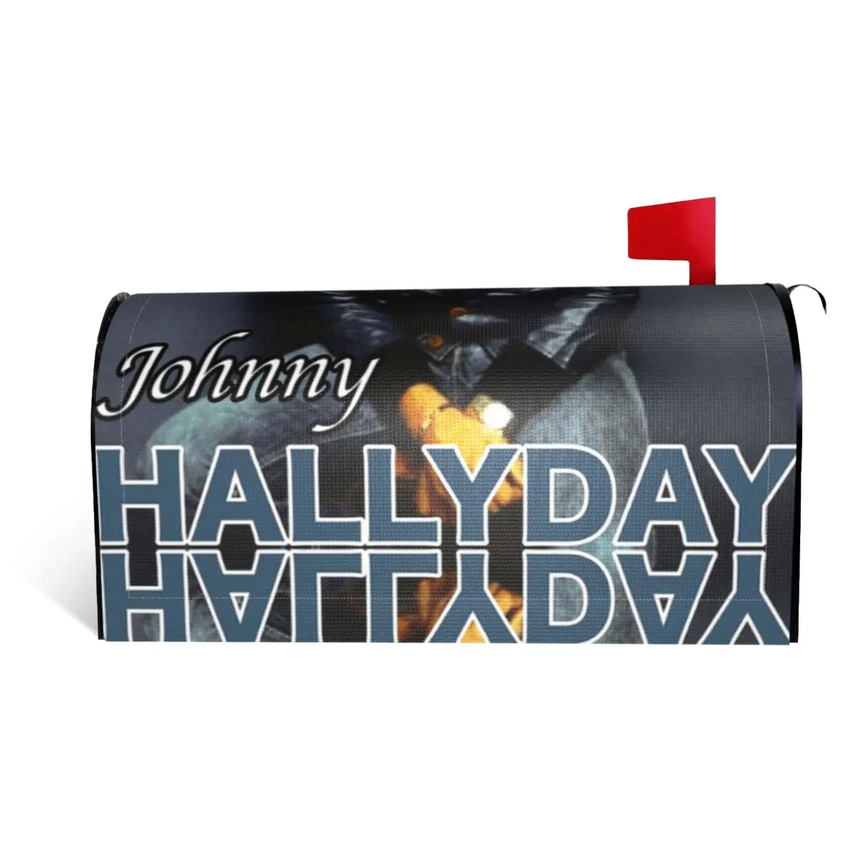 

Johnny And Hallyday Poster Mailbox Cover Novelty Music letter Funny Postbox