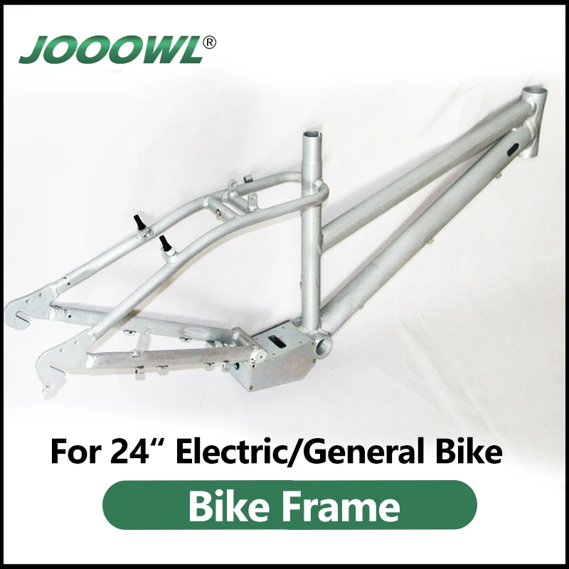 

Retro Bike Frame 24 inch Aluminum Bike Speed Frame Steel Frameset Front 100mm Rear 135mm Opening Size Ebike Parts Accessories