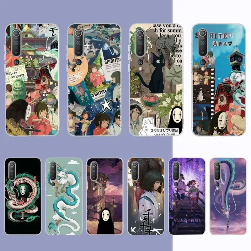 

Spirited Away Anime Phone Case for Samsung S21 A10 for Redmi Note 7 9 for Huawei P30Pro Honor 8X 10i cover