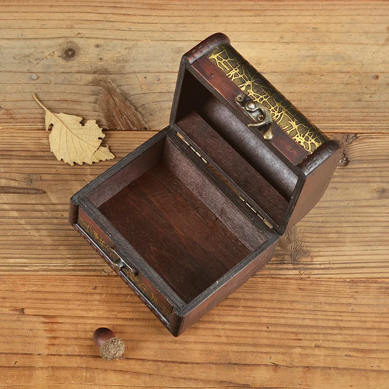 Винтажный прозрачный ящик для хранения пиратских сокровищ безделушка ювелирных