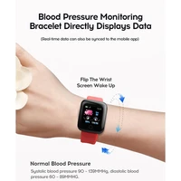 newest 116 plus smart bracelet watch color screen heart rate blood pressure monitoring track movement ip65 waterproof pedometers
