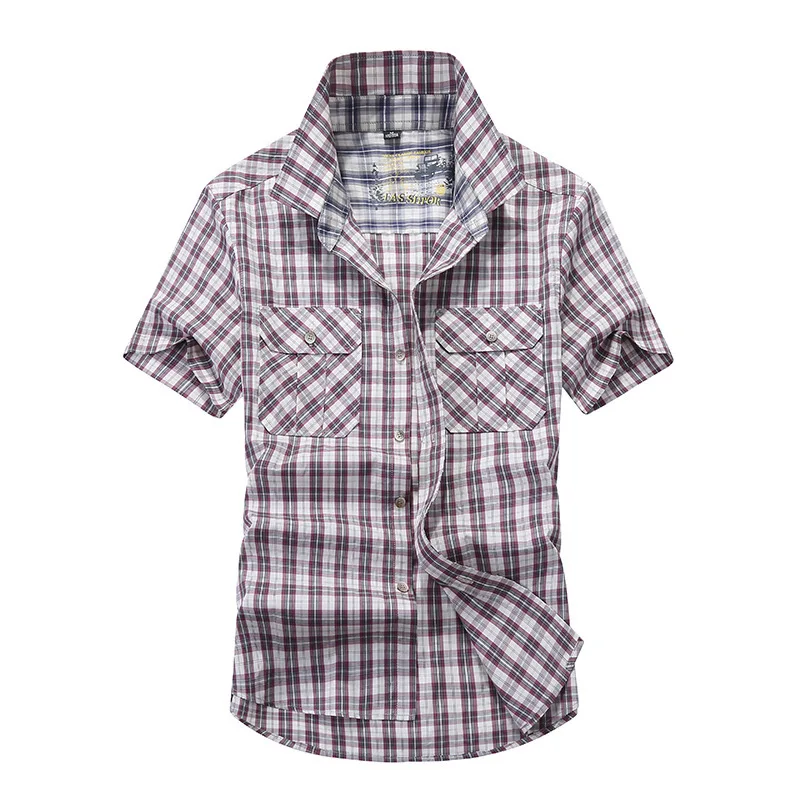 

Short Sleeve Men's Shirt Kit Military Man Oversize Vintage Clothes Clothing Casual Shirts Summer Oversized Luxury Social Fashion