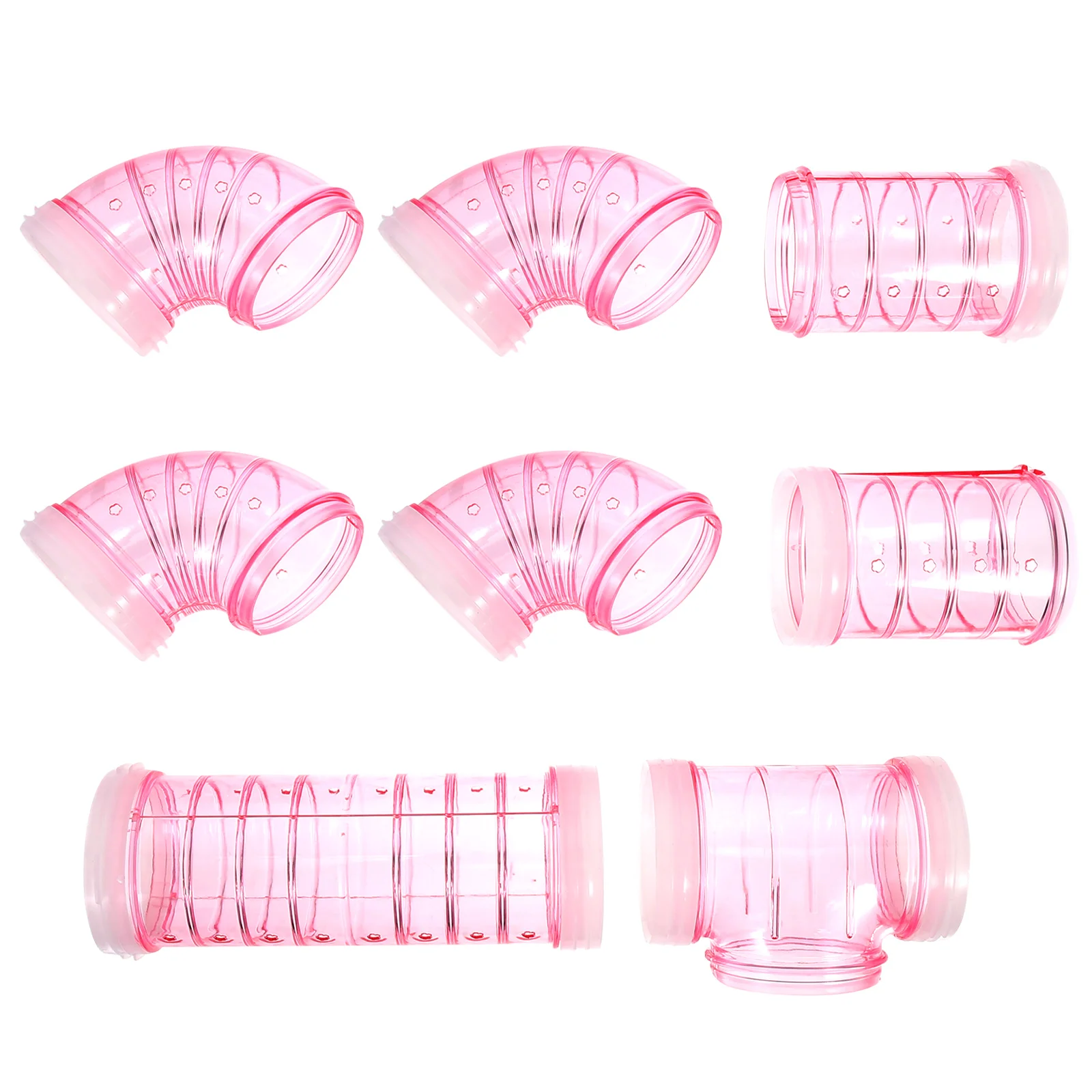 

Hamster Tubes Cage Tunnels Tunnel Tubeaccessories Toysguinea Kit Maze Connectors Hideout Pet Toy Pigssetexternal Gerbil Animal