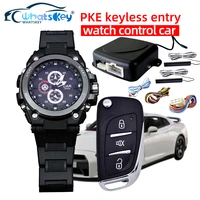 car smart keyless entry start system can watch remote alarm anti theft system with strong safety performance 433mhz start button