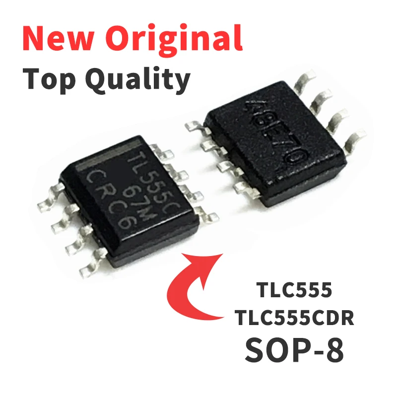

5 шт., интегральная схема TLC555 TLC555CDR TL555C TL555I tlc555atv SOP8