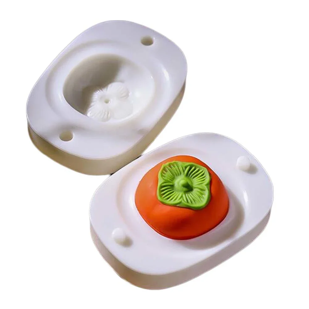 

3D Persimmon Cake Mold Mung Bean Cake Pastry Mold Plastic DIY Japanese Cake Baking Mold Wagashi