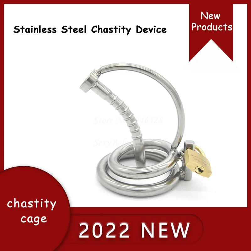 

Stainless Steel With Urethral Catheter Chastity Device For Male Bondage Training Delay Ejacution Bdsm Sex Toys For Men Gay 18+
