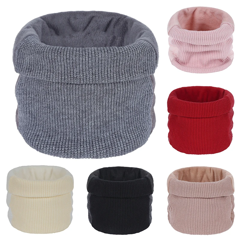 

Вязаный шерстяной шарф из искусственной кожи плюс бархатный воротник шарфы унисекс вязаный кожаный теплый шарф уличная маска глушитель