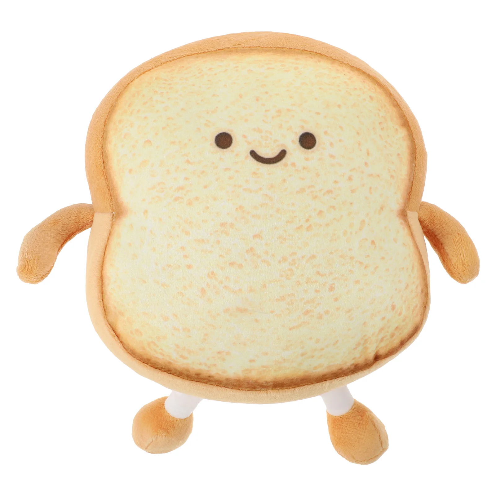 

1pc Comfortable Toast Bread Modeling Pillow Household Adorable Plush Toy