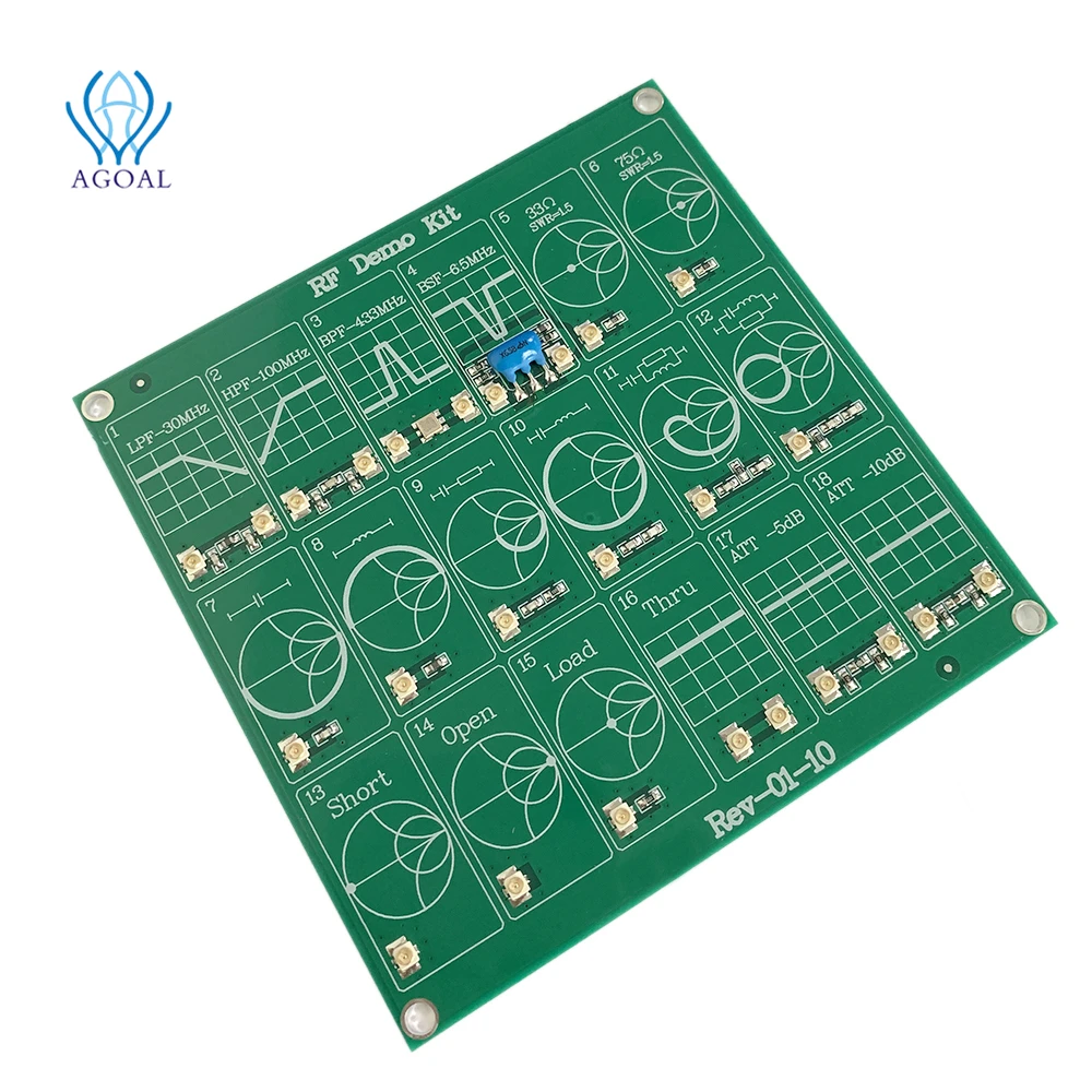Комплект для демонстрации радиочастотных фильтров NanoVNA тестер векторной сети