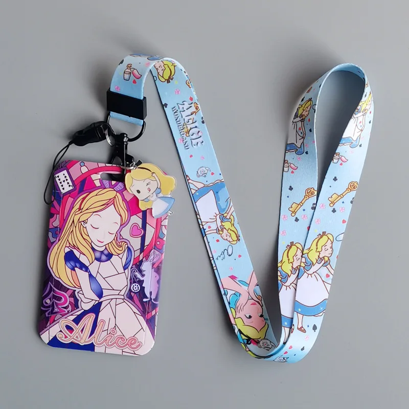 girl cute neck strap lanyard for keys keychain badge holder id credit card pass hang rope lariat mobile phone charm accessories free global shipping