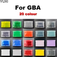 yuxi 1pcs for gba game storage card box with screws protective cartridge shell case for gba game card case