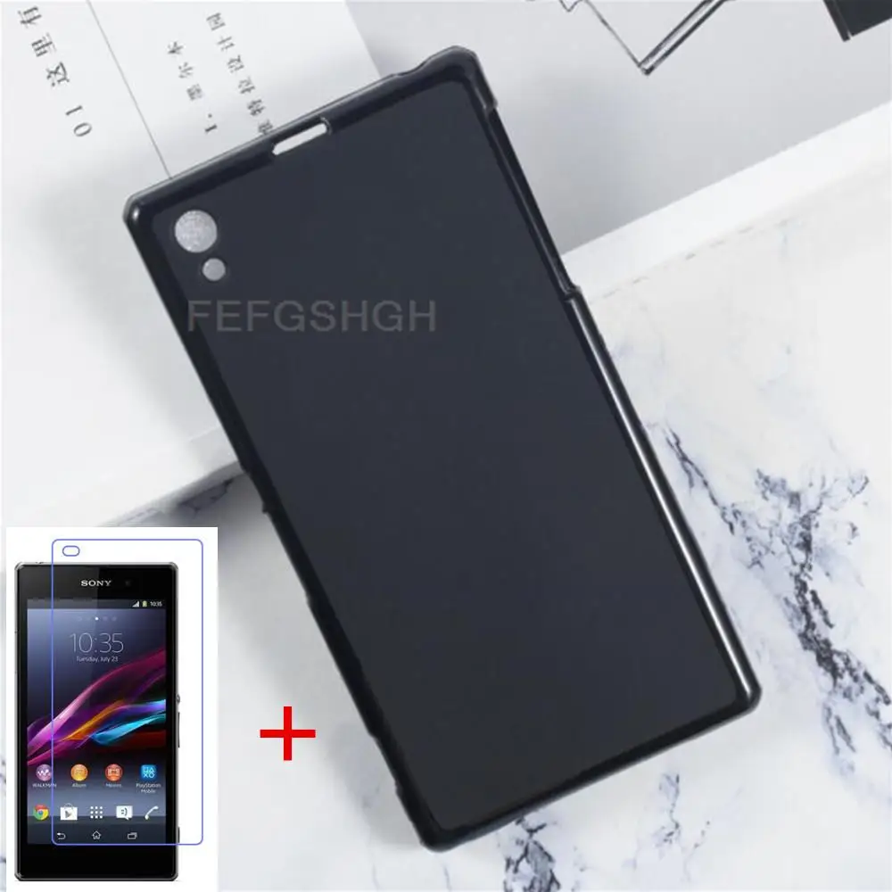 Противоударный мягкий чехол из ТПУ для телефона Sony Xperia Z1 L39h C6902 C6903 C6906 C6943, силиконовый чехол-бампер из закаленного стекла