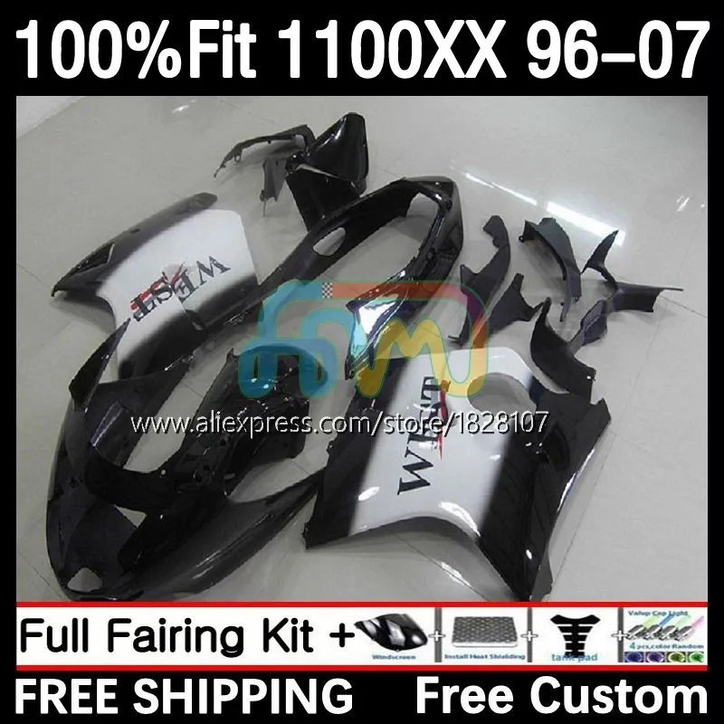 

Blackbird For HONDA CBR1100 XX west black CBR1100XX 42No.19 CBR 1100XX 1996 1997 1998 1999 2000 01 02 03 04 05 06 07 Fairings