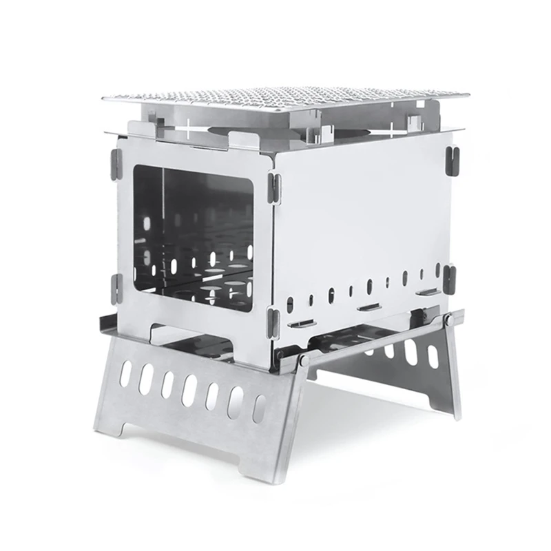 

New Outdoor Camping Stove Portable Ultralight Folding Wood Stove Pocket Stove Picnic Stove Camping Fishing Hiking