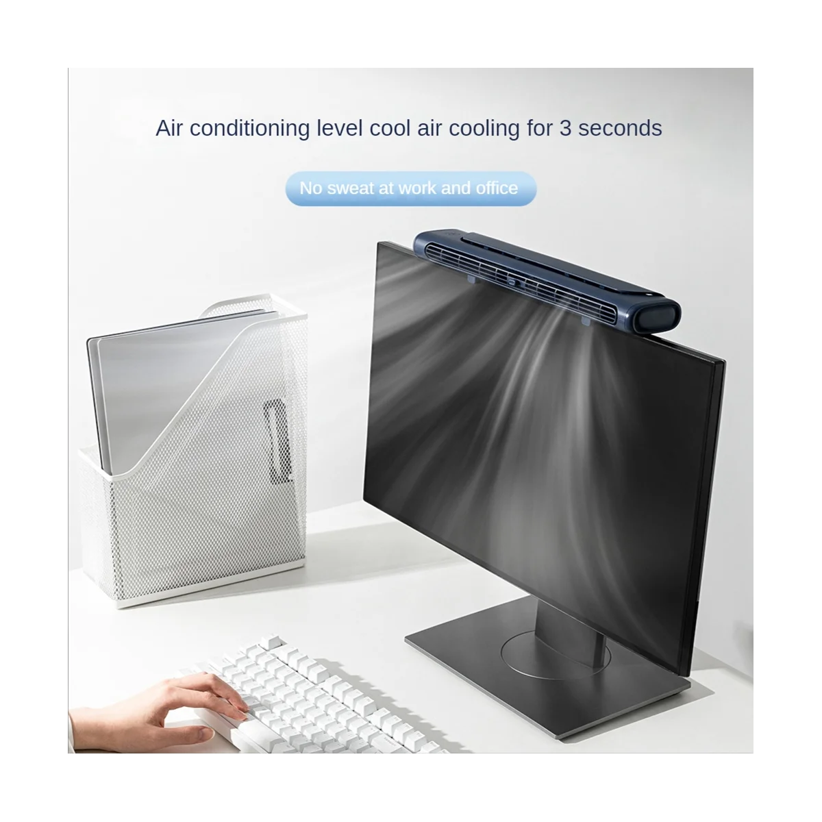 USB-вентилятор с зажимом для монитора 4000 мАч