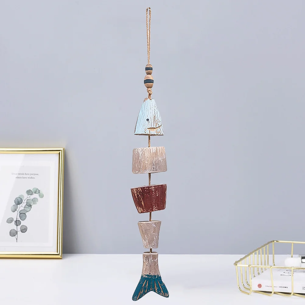 

Hanging Ornament Wood Decor Printed Handcraft Rustic Adornment Handwork Decoration