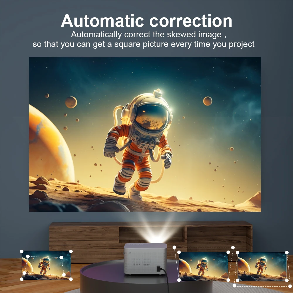 Magcubic 580ANSI Android 11 проектор 4K 1920*1080P Wi-Fi6 Allwinner H713 32G голосовое управление BT5.0 для