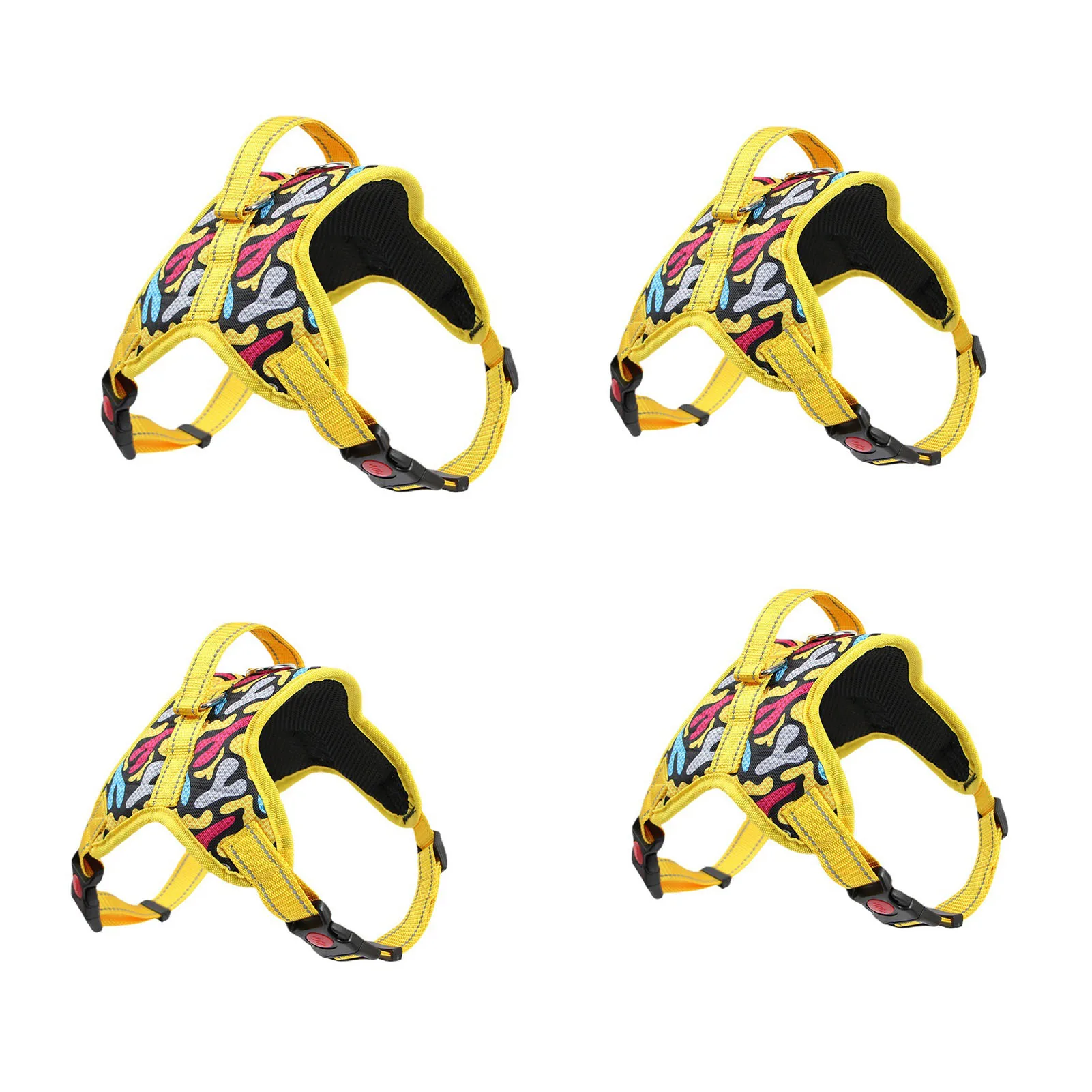 

No-Choke Pet Harness Dog Harness No Pull Front Clip Dog Walking Harness Walking Running Dogs Collars For Small Medium Large Dogs