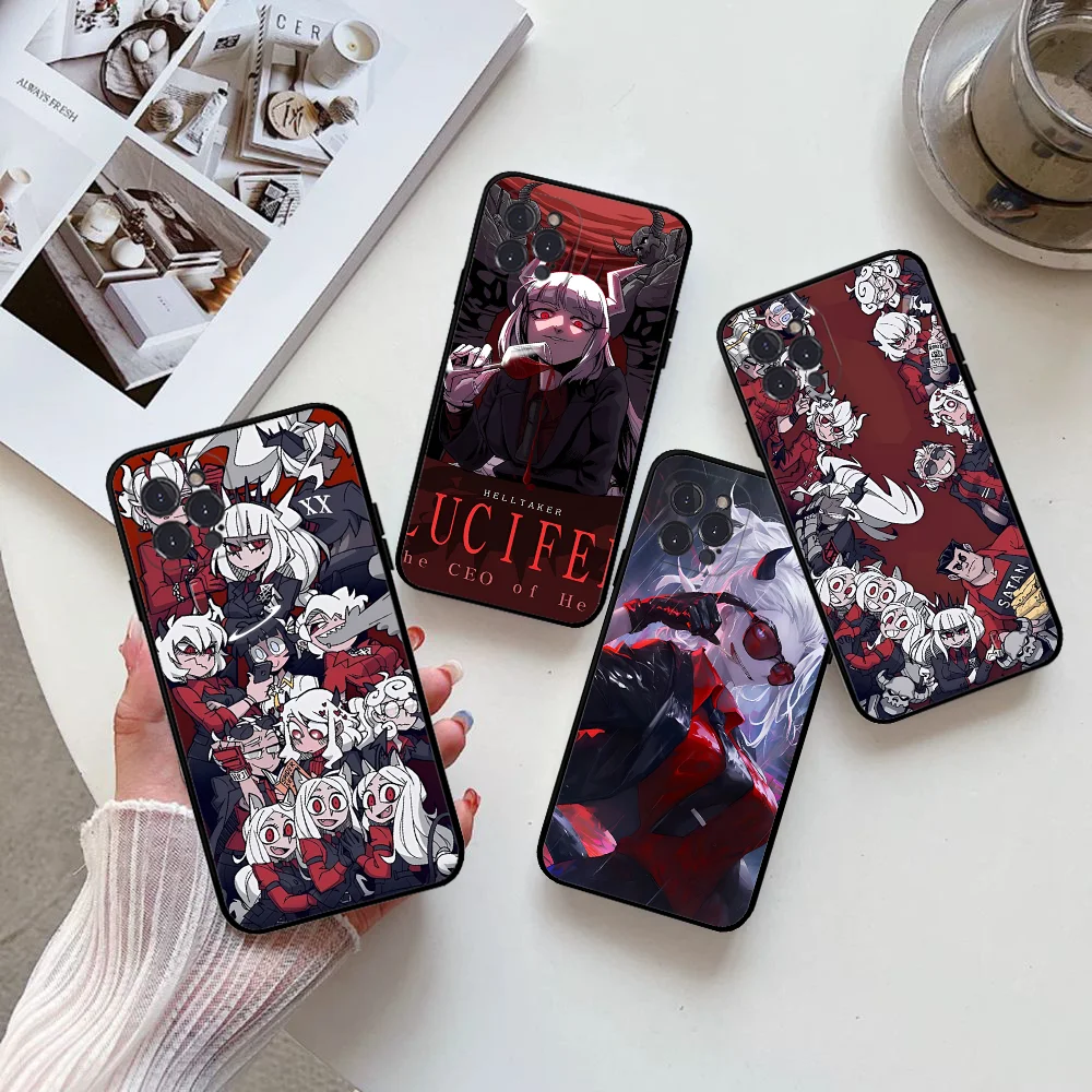 Чехол для телефона Helltaker Game с аниме IPhone 16 15 14 13 12 Mini 11 Pro XS Max X XR SE 6 7 8 Plus мягкий