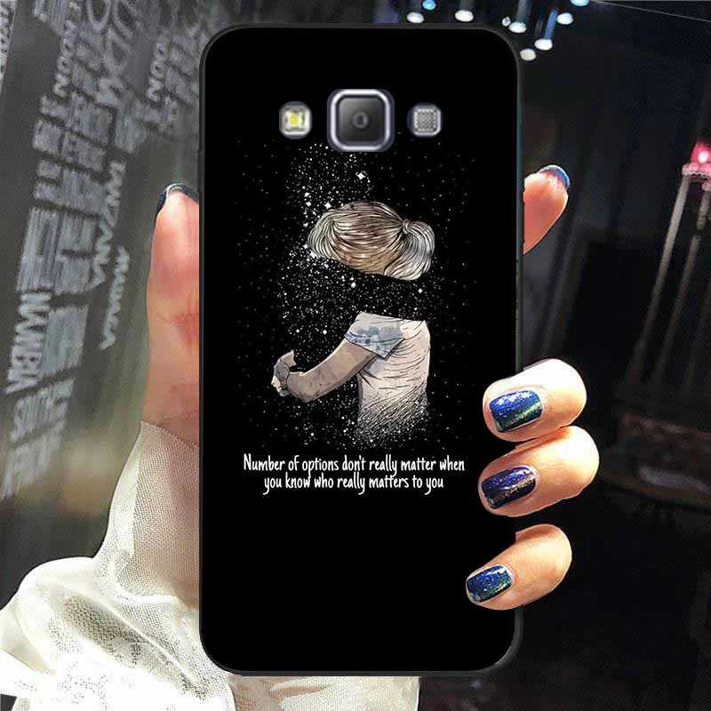case For Samsung Galaxy A7 2015 Case Soft TPU Back Cover for Samsung A7 2015 A700 A700F Case shockproof Lovely Cute images - 6