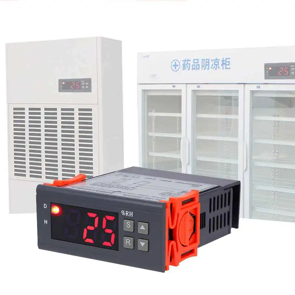 MH13001 AC220V Digital Air Humidity Controller 1 RH - 99 RH Hygrostat Humidistat Humidification Dehumidification Tool