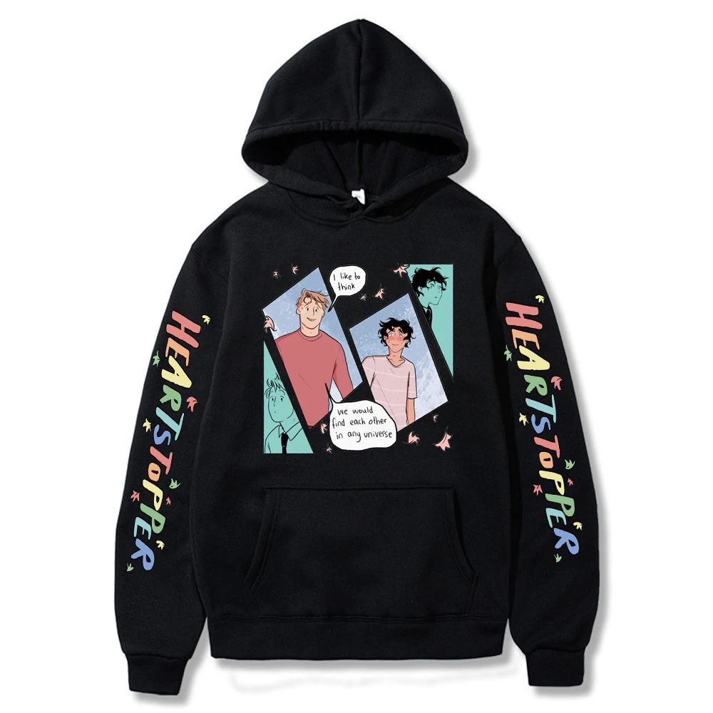 

2022 New Heartstopper Hoodies Pullover Hooded Sweatshirt Men/Women Casual Sudaderas Pullovers Men Hoodie