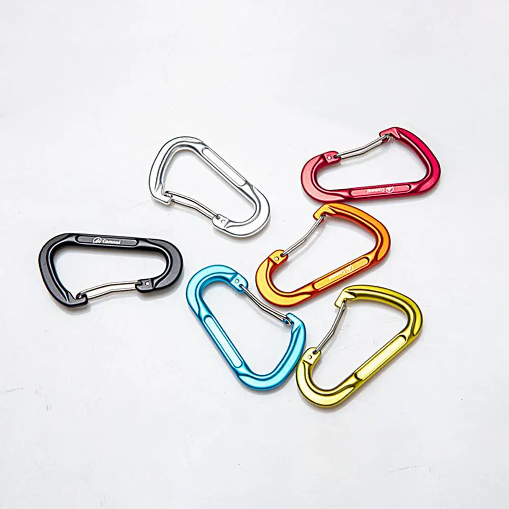 

Mountaineering Buckle Useful D Shape Screw Gates Buckle Carabiner Indeformable Safety-Buckle