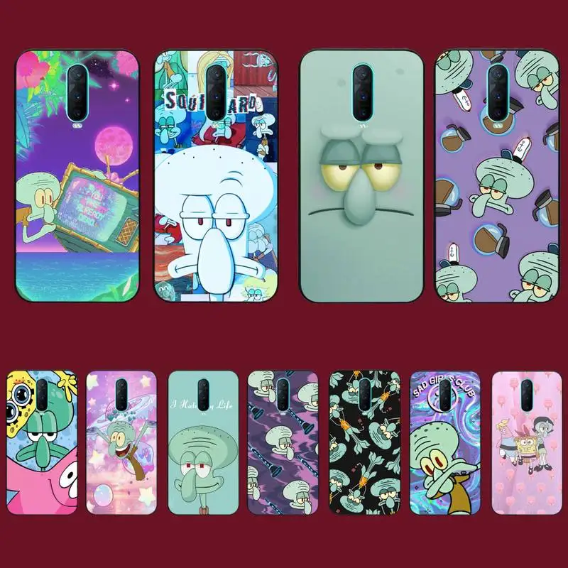 

BANDAI SpongeBobs Squidward Tentacles Phone Case for Vivo Y91C Y11 17 19 17 67 81 Oppo A9 2020 Realme c3
