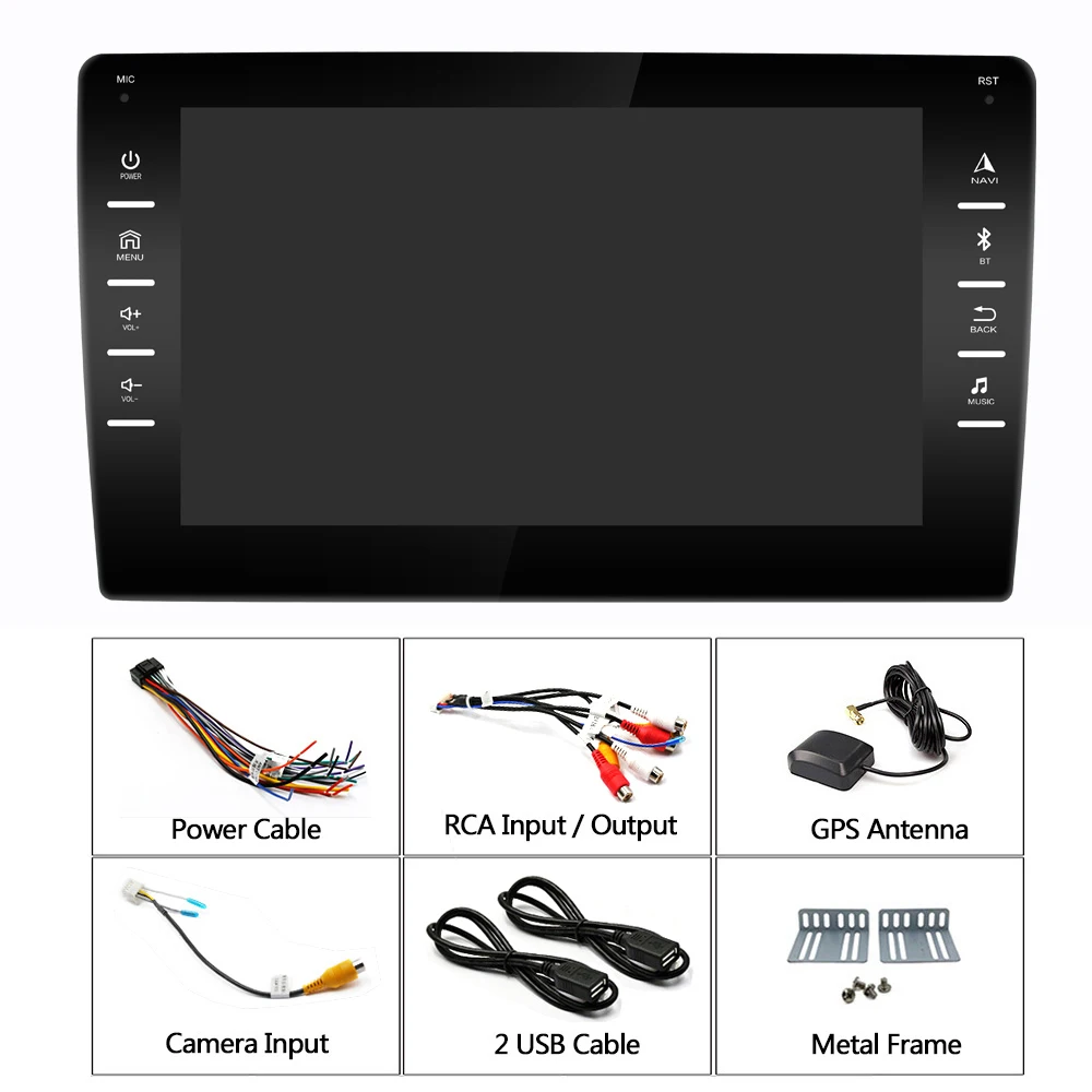 Автомобильный мультимедийный плеер 1024*600 2din Android 10 0 радио 8 дюймов GPS для Toyota Volkswagen