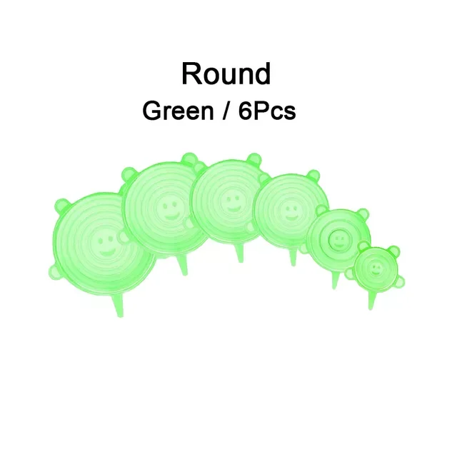 

PCS Universal Silicone Lids Food Silicone Cover Cap for Cookware Bowl Microwave Cover Stretch Lids Food Wrap Bowl Stopper