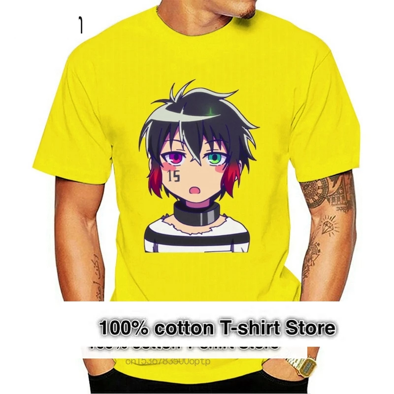 

Футболка Nanbaka Jyugo Nanbaka 6xl Базовая Мужская футболка с коротким рукавом забавная Футболка с принтом 100 хлопок
