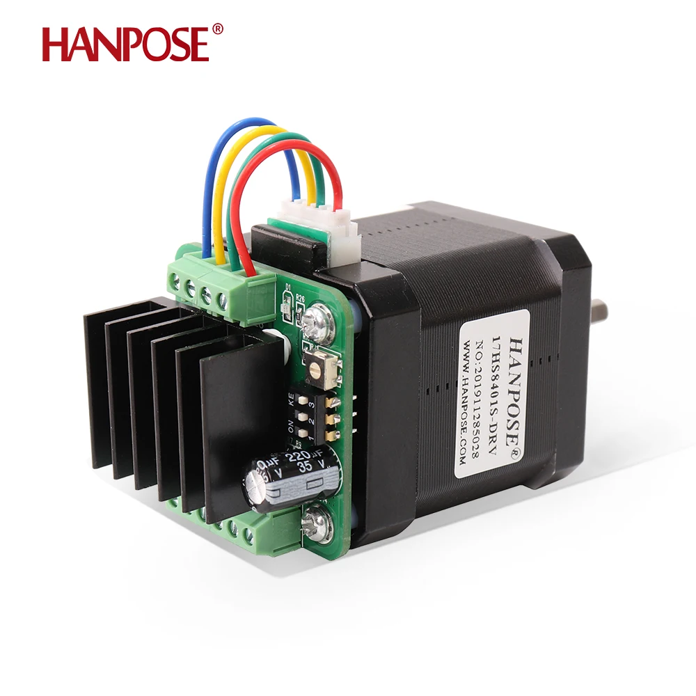Двигатель Интегрированный Nema17 17HS8401S-DRV 1 8 градусов 42 шага шт.
