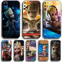 marvel groot for samsung galaxy s22 s21 s20 s10 10e s9 s8 plus phone case for samsung s22 s21 s20 ultra fe 5g back coque