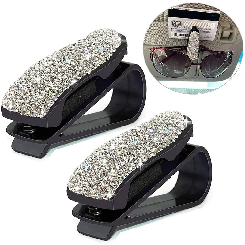 

1 PCS Car Glasses Holder Universal Car Visor Sunglasses Holder Clip Eyeglasses Hanger and Ticket Card Clip Eyeglasses Mount